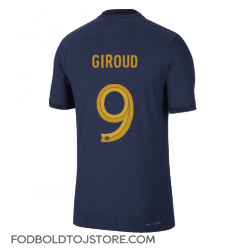 Frankrig Olivier Giroud #9 Hjemmebanetrøje VM 2022 Kortærmet